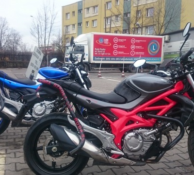 Dwa motocykle dostępne w Dobrej Szkole LOK