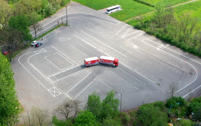 Plac manewrowy szkoły jazdy LOK 