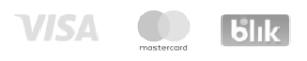 U nas zapłącisz kartą oraz blikiem: Visa Mastercard blik
